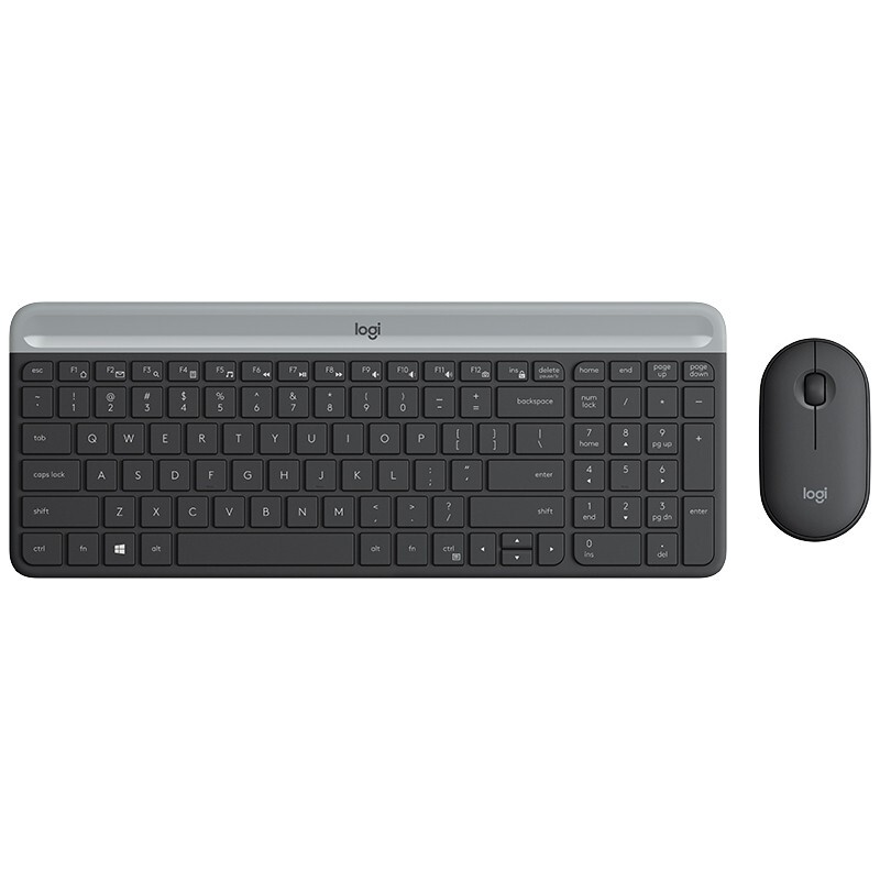 Logitech (Logitech) MK470 wireless office keyboard and mouse suit, receiver