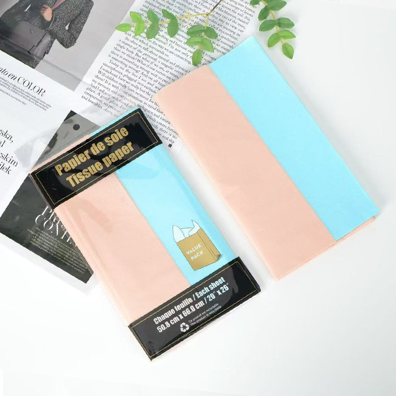 Papel de copia de color Papel de pera Papel de linterna Papel de flores Papel de envolver Tissue paper Color mezclable