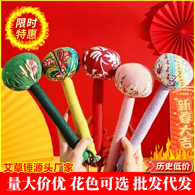 Martillo de moxawood al por mayor martillo de moxawood DIY material paquete de meridianos hechos a mano martillo de masaje de moxawood fabricantes