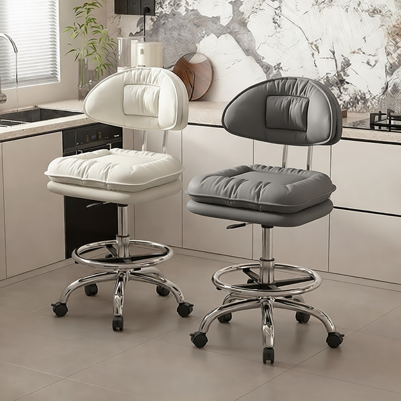 Taburete de cocina silla de bar casera silla de bar giratoria caja registradora taburete elevable respaldo silla de belleza silla de peluquería