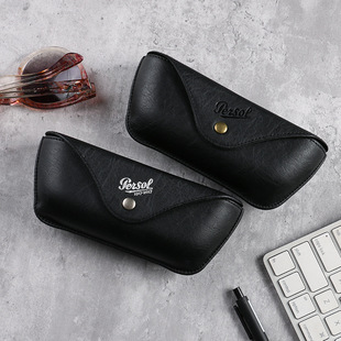 E88 Handmade Glasses Case Pu Leather Large Capacity Optical Glasses Case Large Sunglasses Case Customizable Sunglasses Case