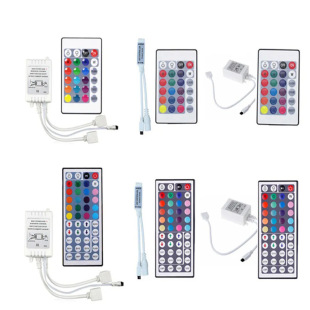 24 key infrared 12v low voltage led strip dimmer 44 key infrared light source remote control rgb light strip controller