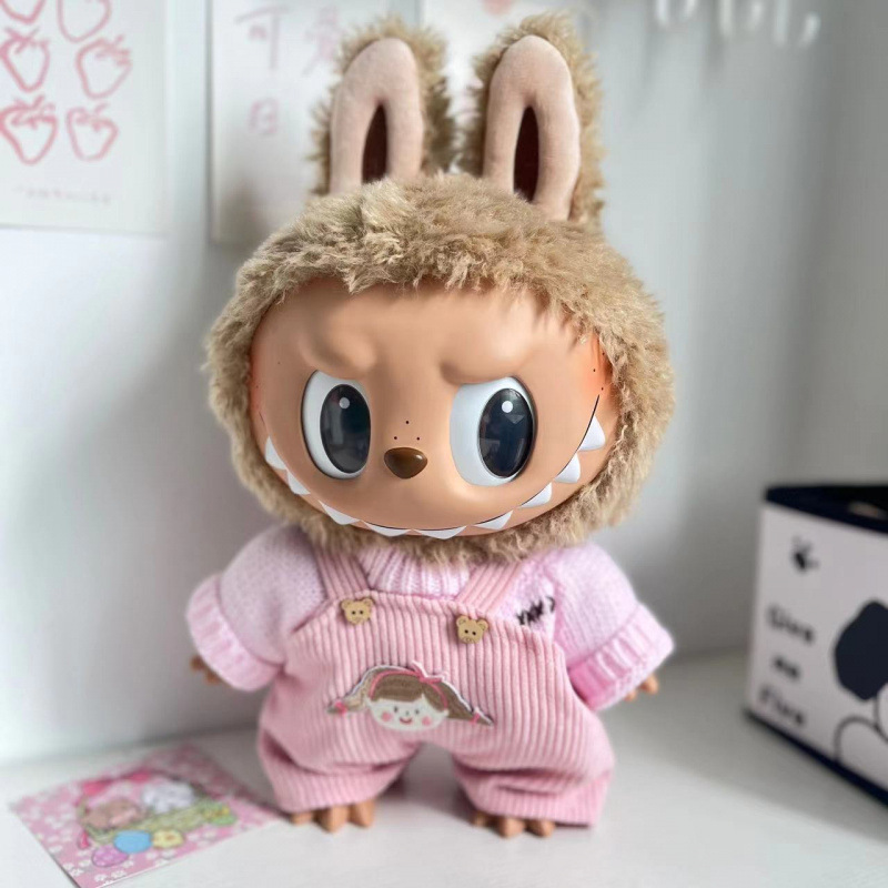 38cmラブブベビー服、ラブブぬいぐるみ服、ラブブ人形着替え、漢服スカートスーツ|undefined