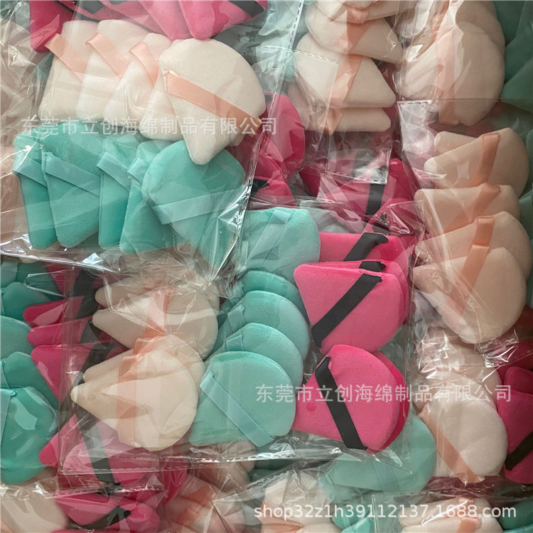 Puff de polvo triángulo super suave maquillaje soplo de polvo gran gancho de maquillaje polvo puff estudio Artista de maquillaje polvo seco puff