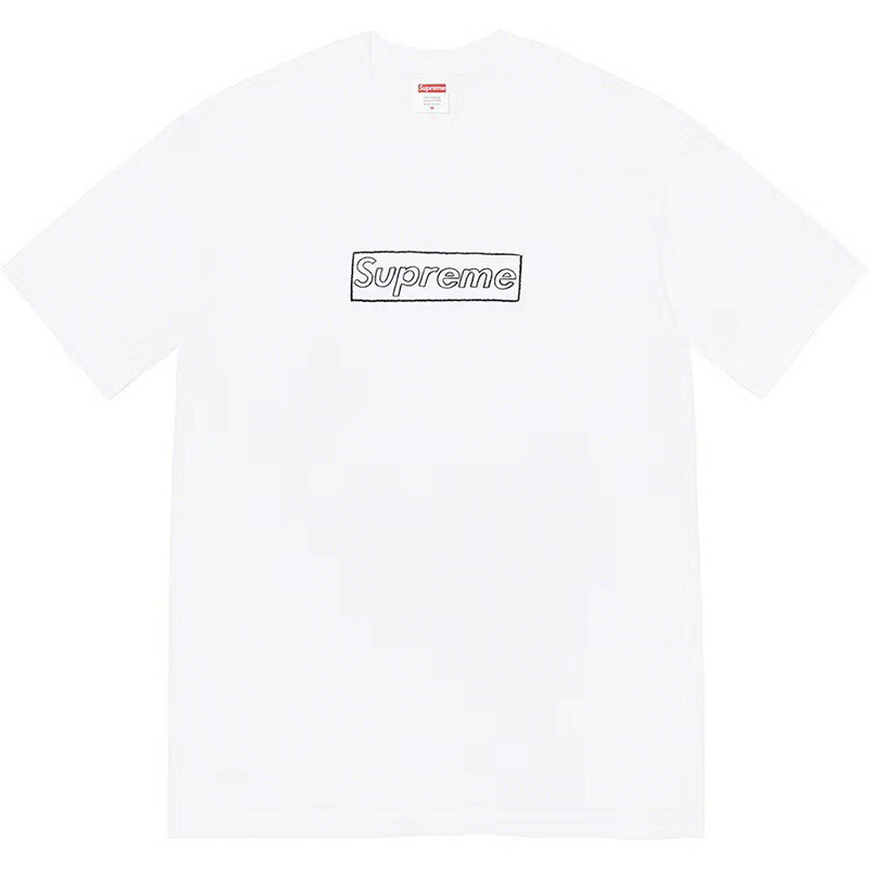 新しいアメリカのトレンディなストリートブランドミラノクロススモーククラシックユニセックスルーズで多用途なレターTシャツ|undefined