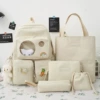 Beige set, badge, pendant