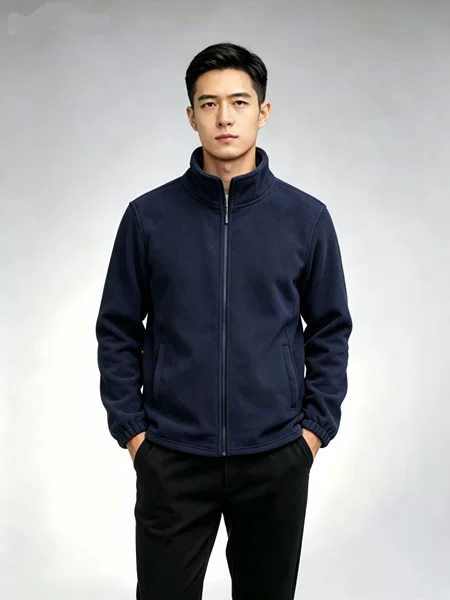 Sports Outdoor Polar Fleece Plus Size Fleece Jacket for Men, Extra Large Size, Autumn and Winter Casual Loose Jacket Sweatshirt Coat