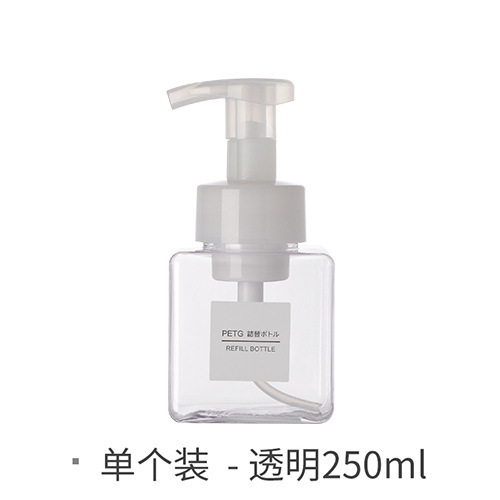 慕斯起泡瓶沐浴露洗手液瓶塑料瓶 化妆品瓶四方泡沫瓶分装 起泡瓶|undefined