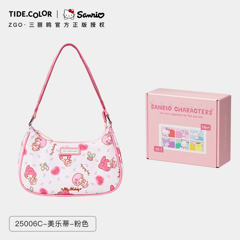 Санчиро, Хелло Китти, Hello Kitty, сумка подмышку, сумка через плечо, сумка через плечо
