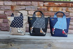 Cross-border direct supply miszapatos Japanese Rakuten nylon cloth bag fashion three-in-one bag handbag cross-body double shoulder bag 