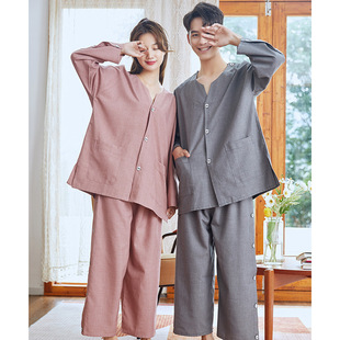 2025 High-End Moxibustion Clothing for Men and Women, Front and Back Open-Button Massage Therapy Clothing for Couples, Large Size Steam Bath and Loose Fit