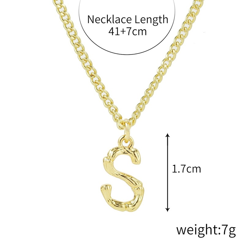 ヨーロッパとアメリカのファッショナブルなダイヤモンドがちりばめられたレターネックレス、女性用、ハイエンドで多用途、クロスボーダー26英字ペンダントロックネックレス|undefined