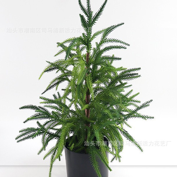 国境を越えたアマゾンクリスマス装飾藤条1.8mシミュレーション手触りソフトPE緑植諾福克松藤条置物|undefined