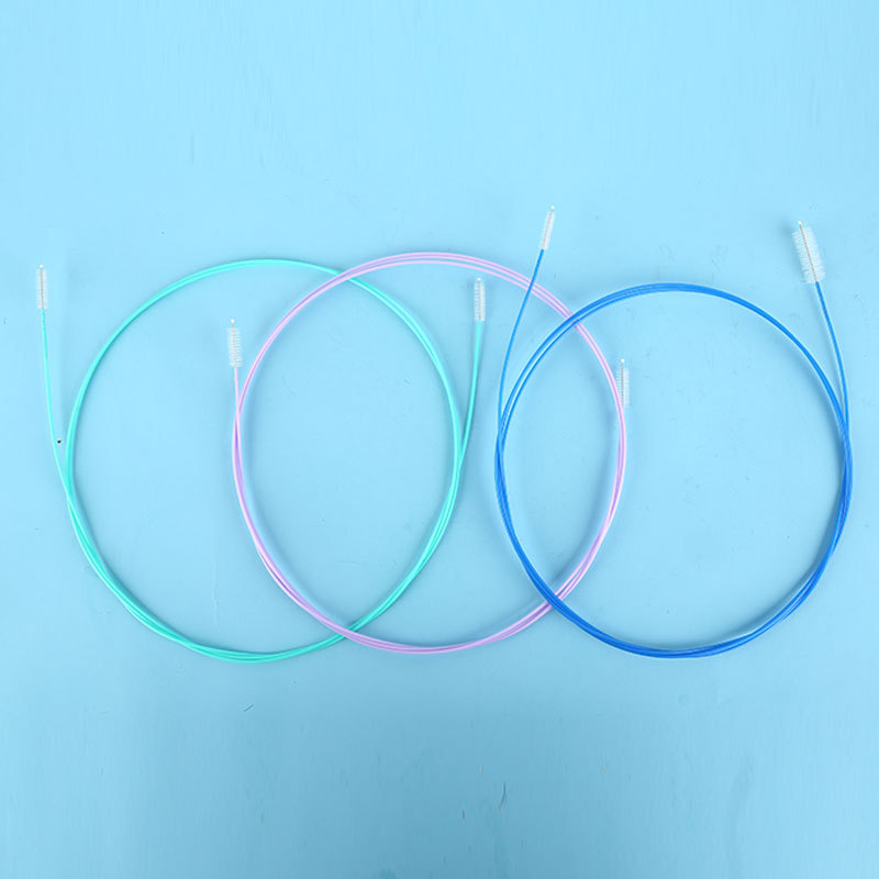 Stainless Steel Cleaning Brush Gastroscope Cleaning Brush Enteroscope Cleaning Brush Double Head Endoscope Cleaning Long Brush