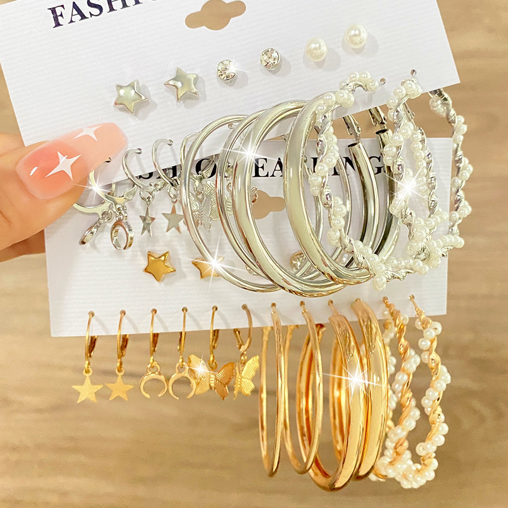 creative earrings from pearl
