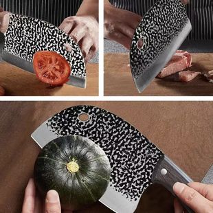 Ultra-Sharp Household Kitchen Knife Slicing Knife High Manganese Steel Forged Chopping Knife Bone Chopping Knife Kitchen Knife Set Can Be Sharpened