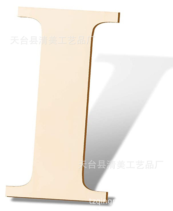 Letras inglesas de madera de 12 pulgadas 30cm de alto 26 letras inglesas letras de 3mm de espesor 1 paquete