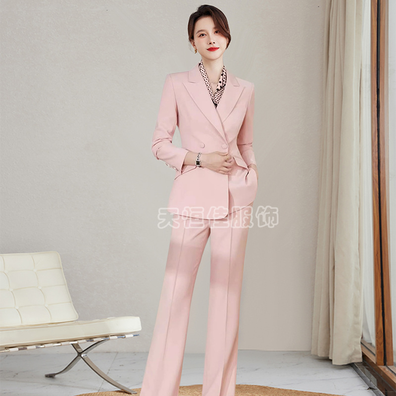 职业装女装西服外套秋冬新款珠宝店导购地产销售物业客服工作服女