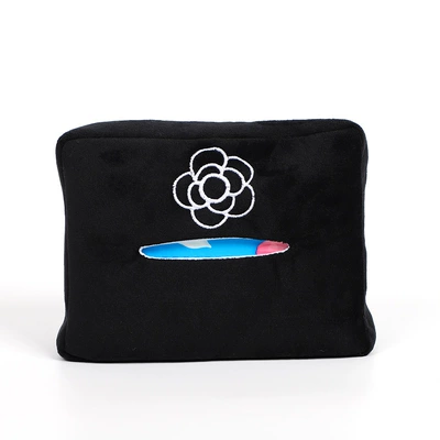 Autumn and Winter Plush | Seat cushion, seat cover - embroidered-camellia-tissue
