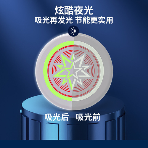Cross-border EVA luminous flying disc outdoor children's parent-child wholesale spinning flying saucer toy extreme professional competitive flying disc
