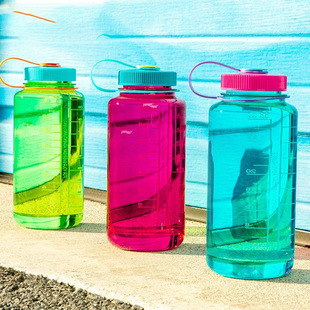 Portable Cup Large Capacity Space Cup Sports Fitness Leak-proof Water Cup Portable Portable High Color Value 1000ml Plastic Cup