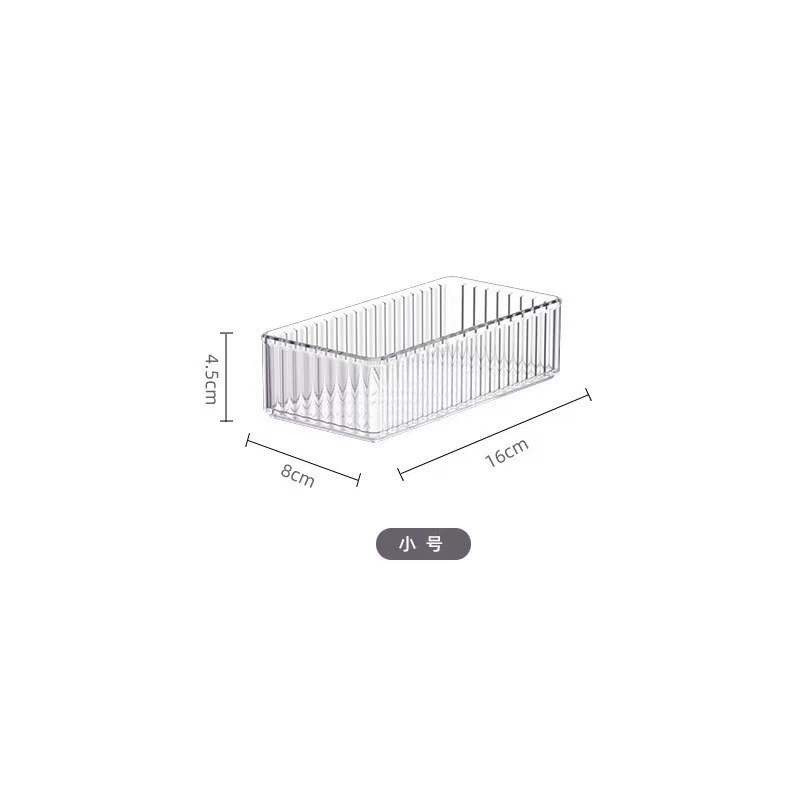 Acrylic Cosmetic Storage Box, Transparent Drawer Organizer, Multiple Sizes & Sets