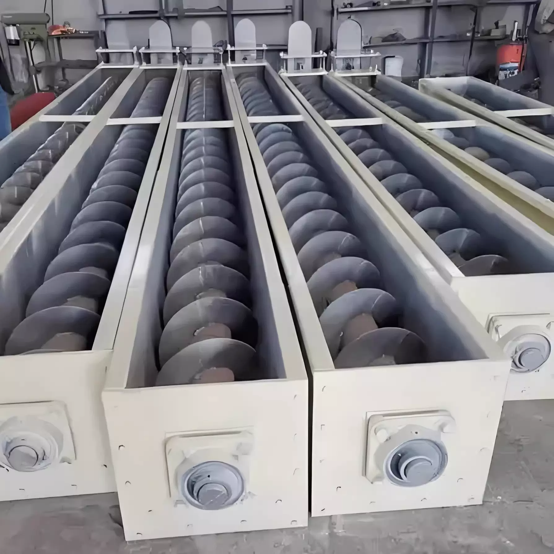 U型螺旋输送机小型绞龙上料机U型螺旋输送机提升机喂料机水泥无轴