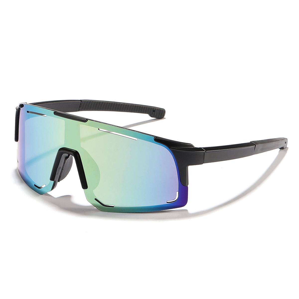 2024 Cross-border spot para niños nuevas gafas de sol a prueba de viento para ciclismo al aire libre con montura grande de una pieza, gafas de sol para niños y niñas