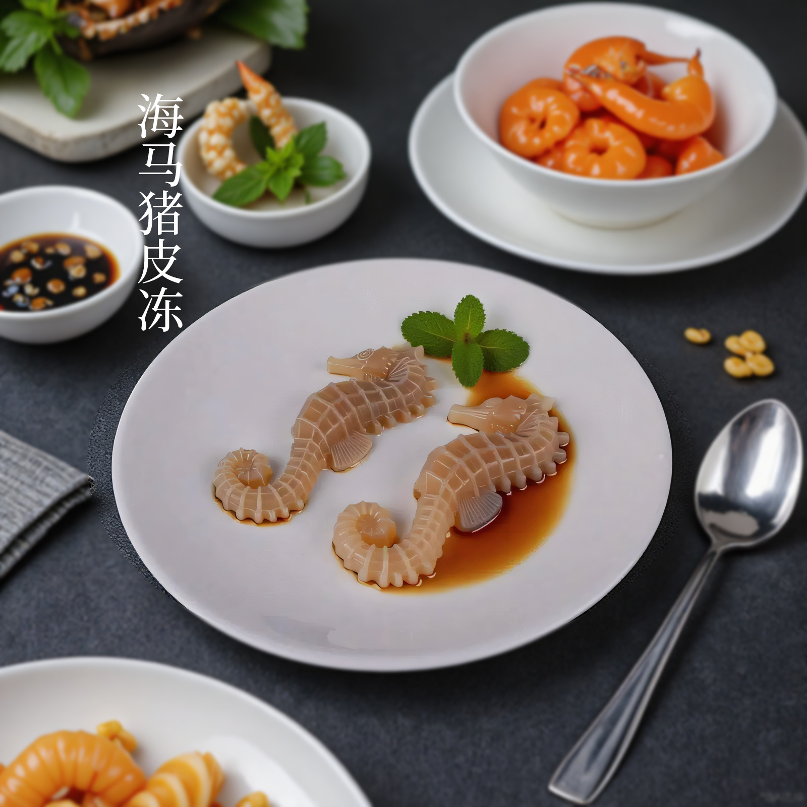 Molde Silicona Medusa/Seahorse — Pudín, Gelatina, Chocolate