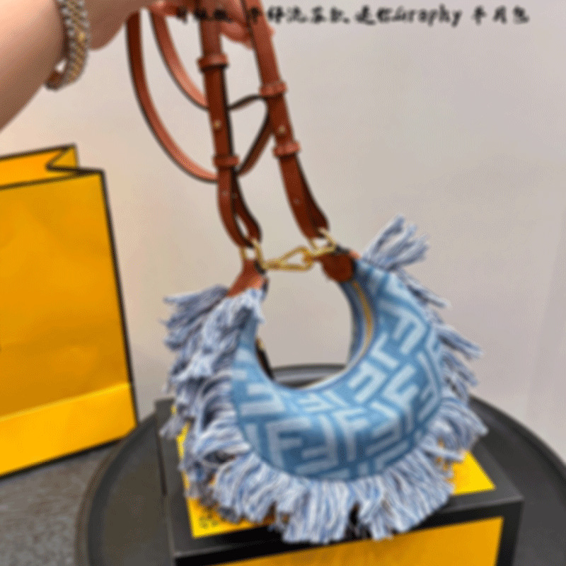 태슬 블루 패브릭