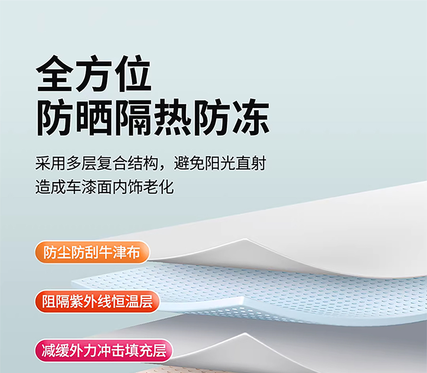 Car cover, sun-proof, rain-proof, heat-insulating, Oxford cloth dust-proof cover, with lock, thickened, universal car cover