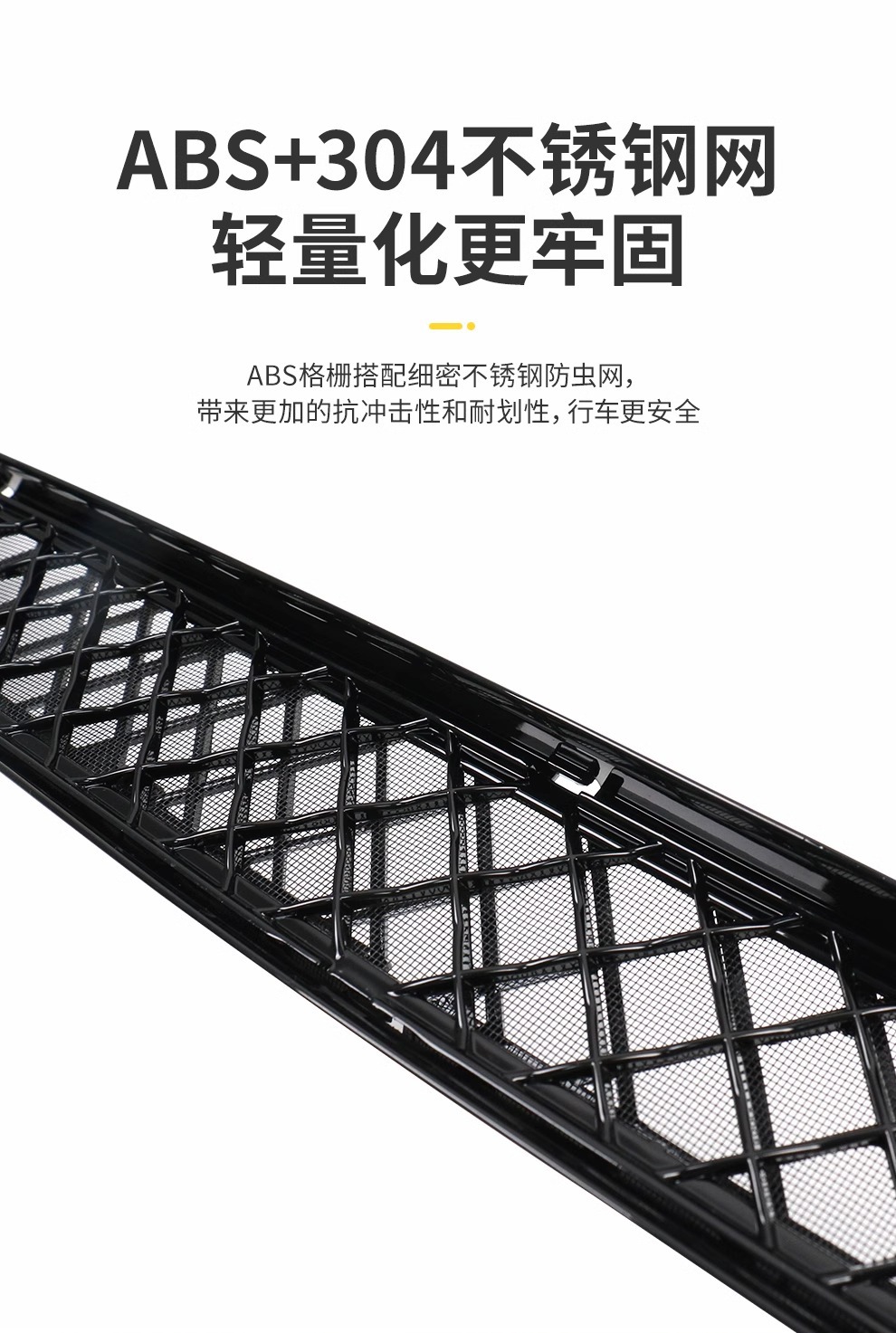 Suitable for Tesla's New Model 3/Yl/Y Special Insect-Proof Net Air Inlet Protective Cover Front Bumper Protective Cover