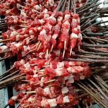 红柳羊肉串风味红柳枝羊肉串新鲜户外烧烤串串油炸食材商用半成品