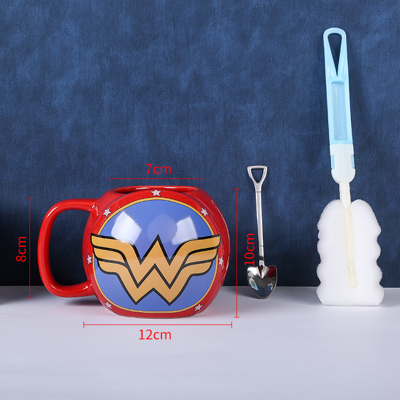 Cross-border Marvel Spider-Man cerámica taza Naruto Hokato taza de agua de gran capacidad taza de marca personalidad taza de anime Hulk