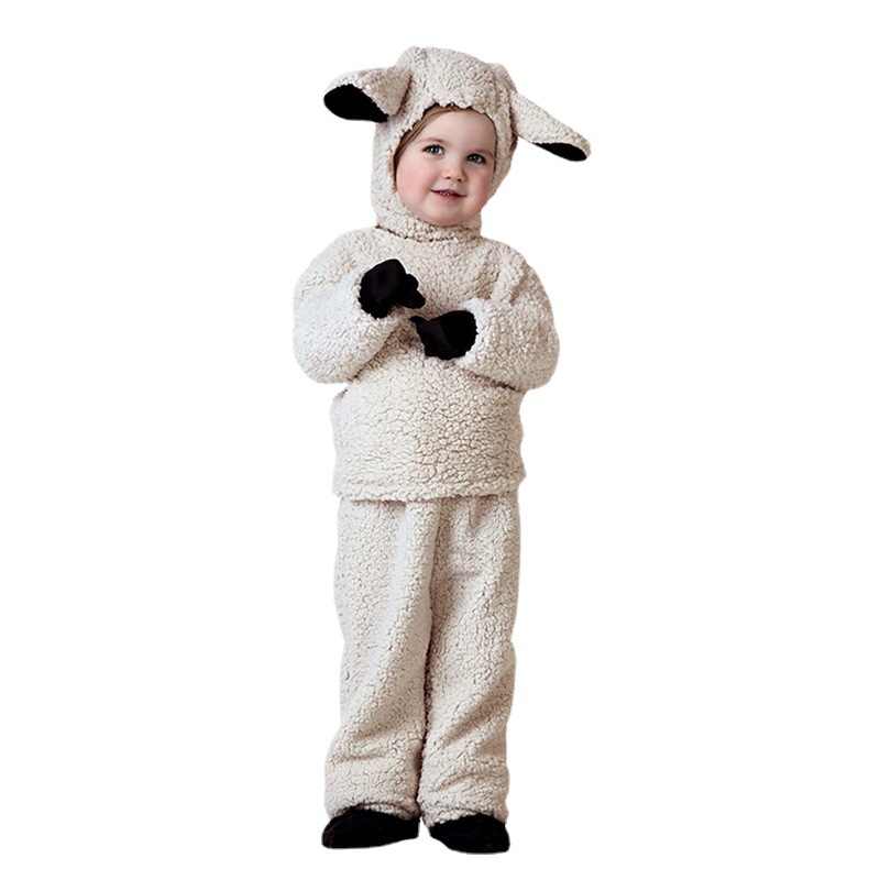 De los niños de Halloween lana oveja Duoduo Cosplay etapa rendimiento ropa animal kindergarten vestir