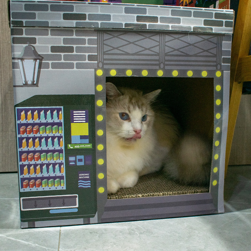 Le ViewSonic personalizó el nuevo nido vertical de raspado para gatos de doble capa, varios gatos pueden moler garras, nido para gatos, juguetes para gatos, procesamiento al por mayor
