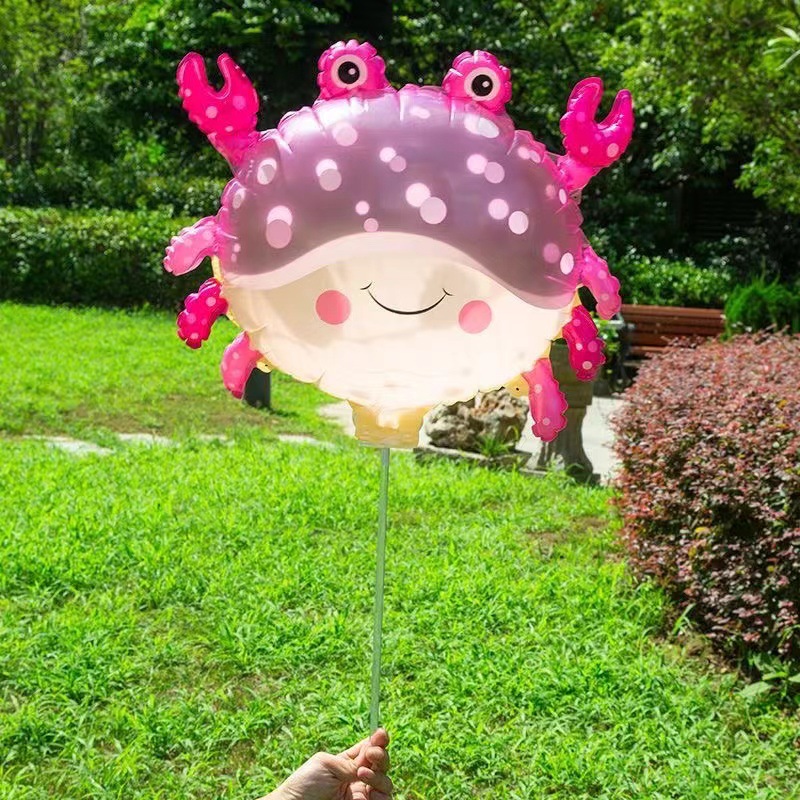 클립 컬러 크랩 핑크