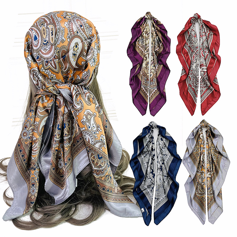 21 new imitation silk scarves spot whole...