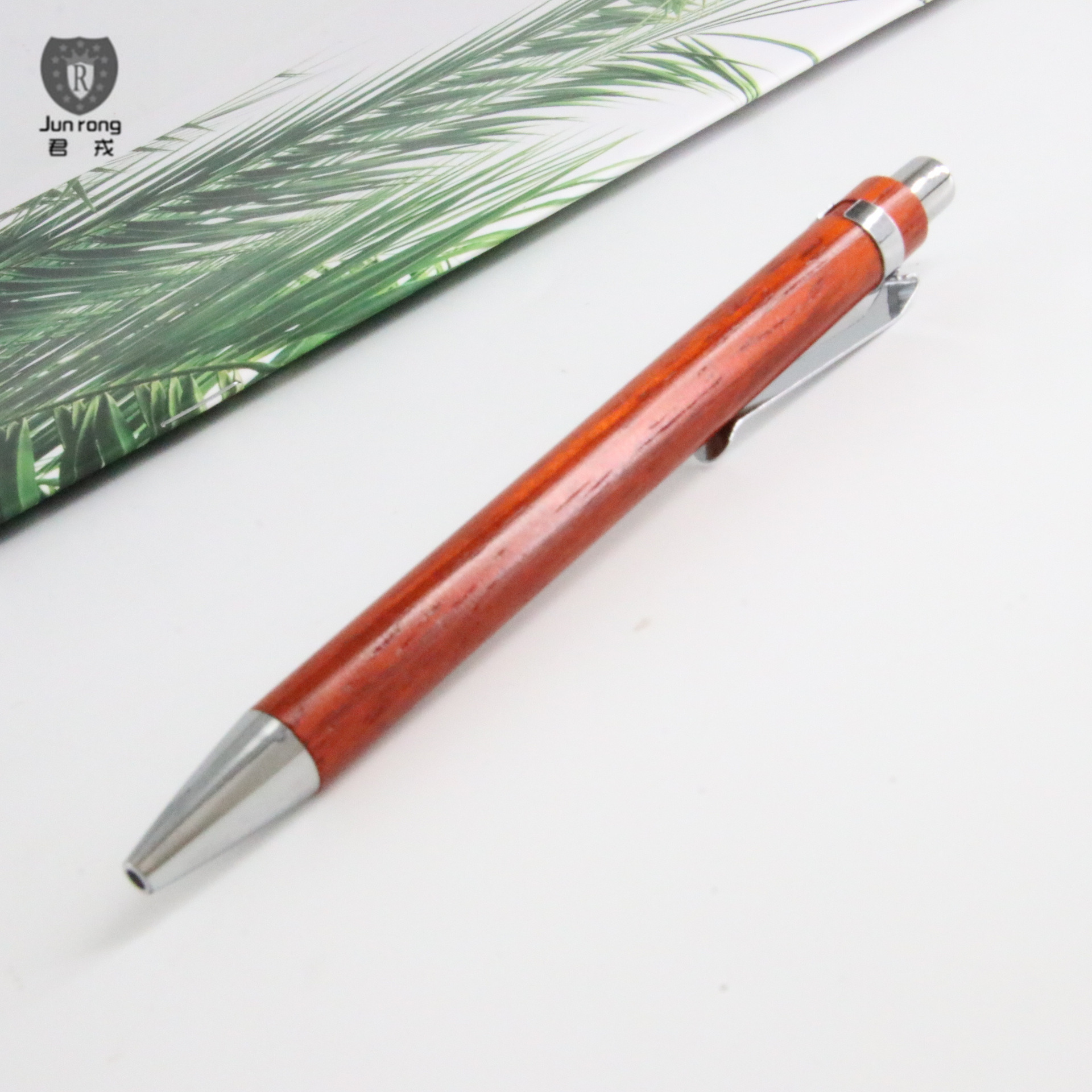 Bolígrafo de Madera de Palisandro Junrong, Bolígrafo Publicitario de Madera, Bolígrafo de Regalo, Bolígrafo Empresarial, Logotipo Láser Imprimible, Bolígrafo de Regalo de Palisandro