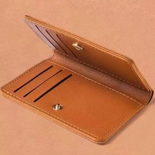 批发新款时尚钱包男女款包简约软皮超薄多卡位折叠钱夹