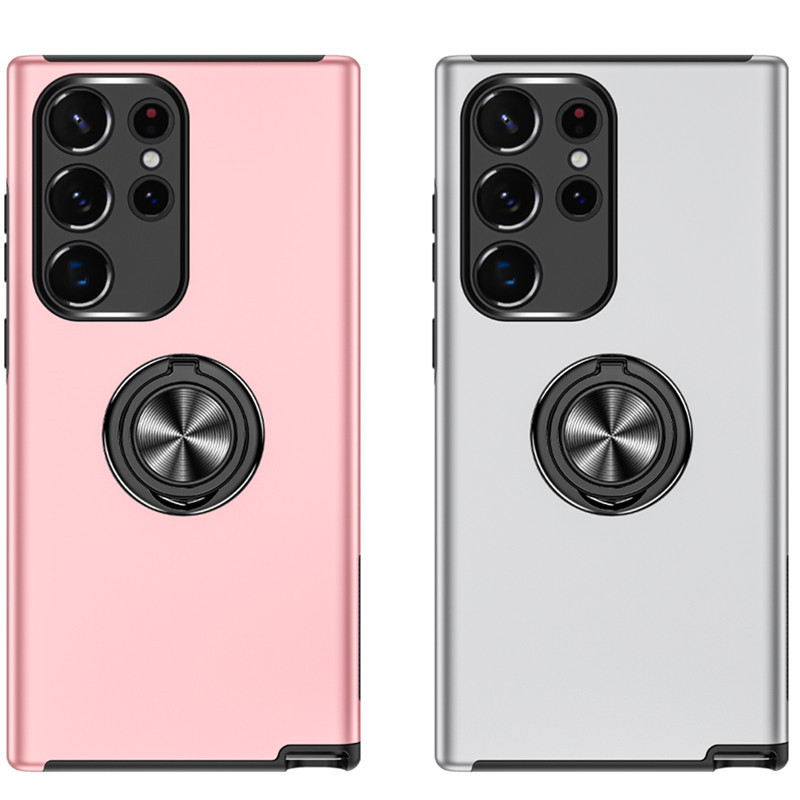 Ring Holder Samsung S25Ultra Mobile Phone Case A16 Suitable for A53/Note20 Anti-Fall S25+/A36/A03S