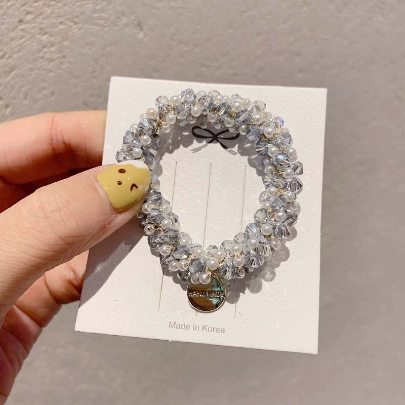 Южнокорейские товары из жемчуга, свежая хвостик, hair rope