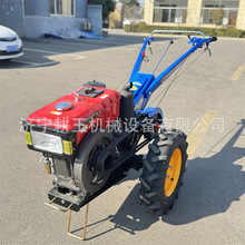 家用手扶拖拉机小型动力足操作简单两轮运输农田除草旋耕拖拉机