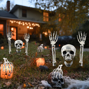 Halloween New Arrival Skeleton Hands Halloween Ghost Hands Halloween Courtyard Decoration Props Skeleton Crafts