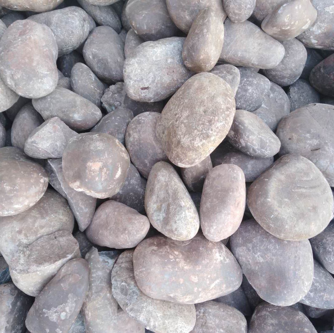 山东鹅卵石 8-10cm装饰造景景观用圆粒鹅卵石砾石垫层 园林铺路用