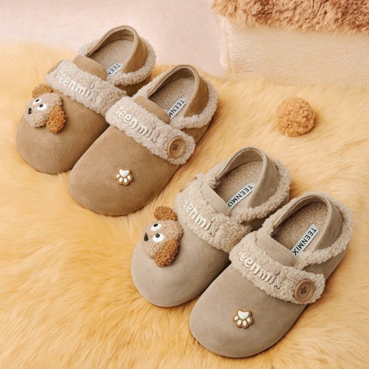 复古勃肯鞋女2025秋新款软底外穿包头卡通洞洞鞋平底全包休闲拖鞋