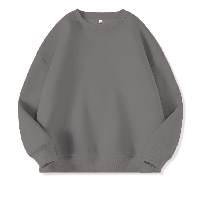 다크그레이 [2607] 라운드넥 맨투맨 [얇은스타일 350g]