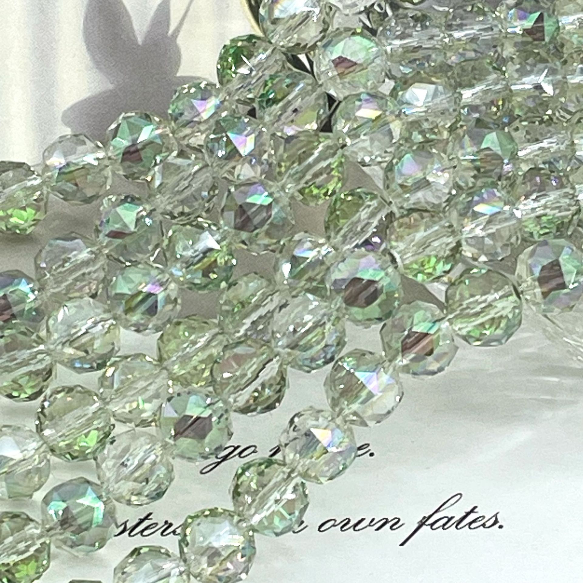 Bola de flores de 8mm Jingjing K9 cuentas sueltas de cristal 64 superficies cortadas con cuentas Accesorios de joyería hechos a mano de bricolaje Pulsera Collar lote suelto image 34