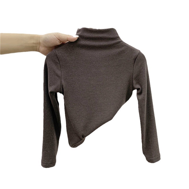 Ropa infantil 2026 nueva camiseta de base infantil camiseta de manga larga para niños con ropa de moda para niños niñas camiseta de aire extranjero