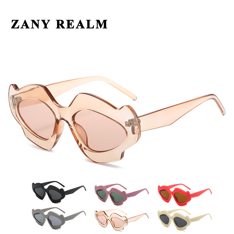 Nuevo Comercio exterior divertido llama gato ojo gafas de sol retro chica caliente streetstyle Senior gafas de sol fabricantes ahora